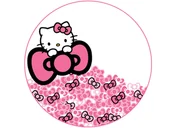 Ciasta i półprodukty do ciast - Dekoracyjny opłatek tortowy Hello Kitty - 20 cm - miniaturka - grafika 1
