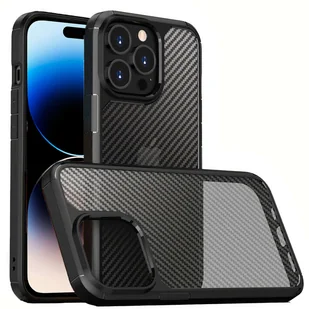 Etui ochronne na telefon Alogy Techsuit CarbonFuse obudowa do Apple iPhone 14 Pro Max Black - Etui i futerały do telefonów - miniaturka - grafika 9