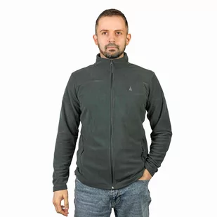 Polar męski bluza rozpinana szara Captain Mike r.3XL - Bluzy męskie - miniaturka - grafika 1