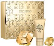 Zestawy kosmetyków damskich - Zestaw Paco Rabanne Lady Million Woda perfumowana 80 ml + Balsam do ciała 100 ml + Woda perfumowana 5 ml (3349668624621) - miniaturka - grafika 1