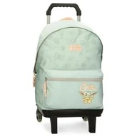 Plecaki szkolne i tornistry - Star Wars Joumma Grogu Plecak szkolny, dostosowany do wózka, zielony, 31 x 44 x 15 cm, poliester, 20,46 l, zielony, plecak szkolny, możliwość dopasowania do wózka, ZIELONY, Plecak szkolny dostosowany - miniaturka - grafika 1