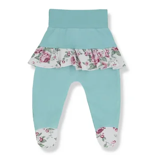 PÓŁŚPIOSZKI Z FALBANKĄ RÓŻA 86 - Śpiochy dla niemowląt PÓŁŚPIOSZKI Z FALBANKĄ RÓŻA 86 - Śpiochy dla niemowląt - miniaturka - grafika 1