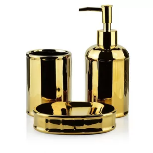 Komplet łazienkowy złoty Waimea - Akcesoria łazienkowe - miniaturka - grafika 1