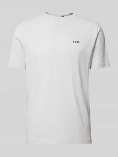T-shirt z nadrukiem z logo - Koszulki męskie - miniaturka - grafika 1
