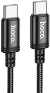 Kable USB - Kabel USB C do USB C Hoco 3A 60W 2 m X89 czarny - miniaturka - grafika 1