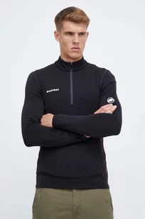 Mammut bluza sportowa Aenergy ML Half Zip kolor czarny gładka - Bluzy męskie - miniaturka - grafika 1