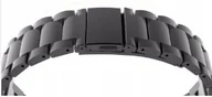 Akcesoria do smartwatchy - Bransoleta stalowa 20 mm do Samsung Galaxy Watch 4 Classic – grafitowa - miniaturka - grafika 1