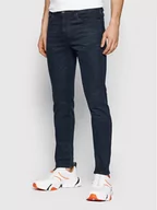 Spodnie męskie - Selected Homme Jeansy Leon 16069648 Granatowy Slim Fit - miniaturka - grafika 1