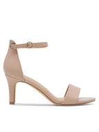 Sandały damskie - Jenny Fairy Sandały LORI WSS20869-01 Beżowy - miniaturka - grafika 1