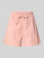 Spodenki damskie - Szorty o kroju relaxed fit z wpuszczanymi kieszeniami model ‘HADDA’ - miniaturka - grafika 1