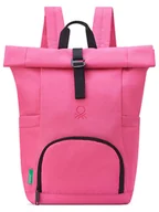 Plecaki - Delsey x Benetton Plecak "Be" w kolorze różowym - 37 x 44 x 13 cm - miniaturka - grafika 1