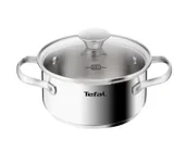 Garnki - Tefal Minis H8744255 Indukcja Stal nierdzewna - miniaturka - grafika 1