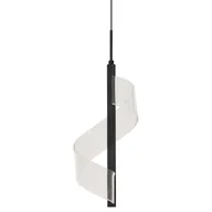 Lampy sufitowe - Lampa wisząca LED SARELA Metal Czarny - miniaturka - grafika 1