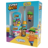Szczoteczki do zębów dla dzieci - Mr White Stumble Guys, zestaw do mycia zębów dla dzieci, szczoteczka + pasta do zębów + kubek + figurka - miniaturka - grafika 1