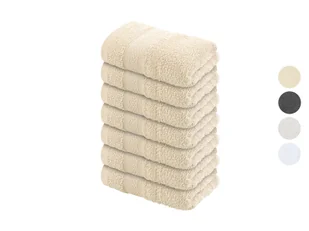 LIVARNO home Zestaw 8 ręczników frotte do rąk, 30 x 30 cm - Ręczniki LIVARNO home Zestaw 8 ręczników frotte do rąk, 30 x 30 cm - Ręczniki - miniaturka - grafika 1