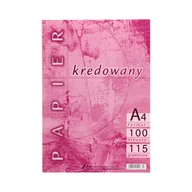 Przybory szkolne - KRESKA Papier kredowy KRESKA A4 115g. - miniaturka - grafika 1