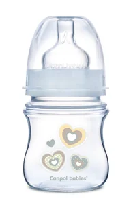 Canpol Babies, EasyStart, Newborn Baby, Butelka szerokootworowa 120 ml, antykolkowa - Butelki dla niemowląt - miniaturka - grafika 1