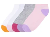 Skarpetki dla dzieci - lupilu® Stopki dziecięce, 5 par (Szary/biały/różowy, 35-38) - miniaturka - grafika 1