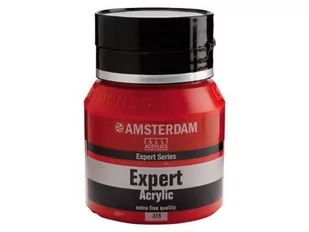 Talens Amsterdam, farba akrylowa, 400 ml, Czerwień pyrolowa - Przybory szkolne - miniaturka - grafika 2