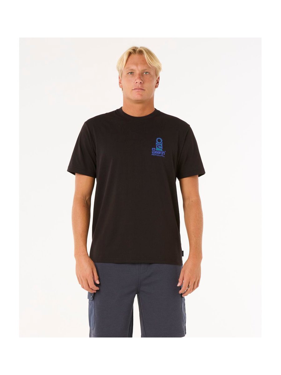 Koszulka RIP CURL Vaporcool Search Stack Tee czarny XL
