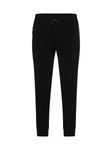 Armani Exchange Męskie spodnie dresowe Mężczyźni Bawełna czarny jednolity, S - Spodnie męskie - miniaturka - grafika 1
