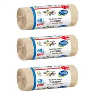 Worki na śmieci - Stella Worki na śmieci z uszami - zapach vanilla latte 60L Zestaw 3 x 16 szt. - miniaturka - grafika 1