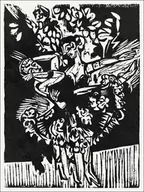 Plakaty - Two Dancing Girls, Ernst Ludwig Kirchner - plakat 50x70 cm - miniaturka - grafika 1
