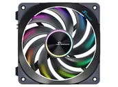 Wentylatory komputerowe - Seasonic MagFlow ARGB Obudowa komputera Wentylator 12 cm Czarny 1 szt. MAGFLOW-ARGB-1 - miniaturka - grafika 1