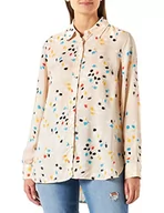 Koszule damskie - United Colors of Benetton Damska koszula 5uefdq02r z kolorowym wzorem 71f, rozmiar S - miniaturka - grafika 1