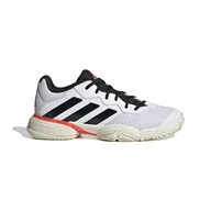 Sneakersy damskie - Dziecięce Sneakersy ADIDAS BARRICADE K IF0451 – Biały - miniaturka - grafika 1