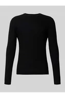 Swetry męskie - Sweter o kroju slim fit z imitacji dzianiny z mieszanki wiskozy - Antony Morato - miniaturka - grafika 1