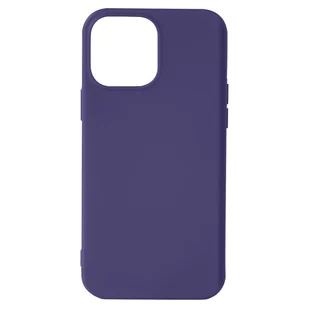 Etui na iPhone 13 Pro Max Silikonowe, półsztywne, miękkie w dotyku wykończenie, fioletowe - Etui i futerały do telefonów - miniaturka - grafika 1