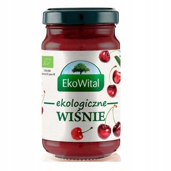 Mus wiśniowy bez dodatku cukru BIO 250 g EkoWital