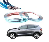 Akcesoria motoryzacyjne - LISTWA SAMOPRZYLEPNA TAŚMA CHROM CHROMOWANA 12MMx5 - miniaturka - grafika 1