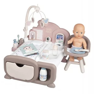 Smoby Baby Nurse Elektroniczny kącik opiekunki 220375 - Akcesoria dla lalek - miniaturka - grafika 2