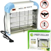 Lampy owadobójcze - Lampa lampka LED UV pułapka elektryczna owadobójcza na muchy komary owady - miniaturka - grafika 1