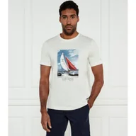 Koszulki męskie - Tommy Hilfiger T-shirt Regular Fit - miniaturka - grafika 1