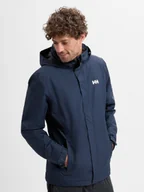 Kurtki męskie - Helly Hansen Męskie kurtki funkcjonalne Mężczyźni Sztuczne włókno niebieski jednolity, S - miniaturka - grafika 1