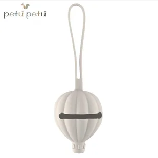 Petu Petu silikonowe etui pojemnik na smoczki Air Baloon Off-White - Smoczki uspokajające - miniaturka - grafika 1