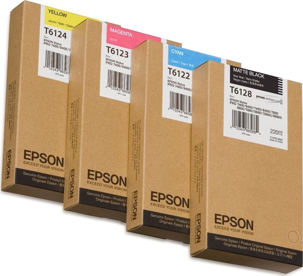Tusz Epson Epson originln ink C13T61280N, matte black, 220ml