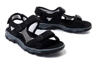 Sandały damskie - RIEKER 68872-00 black, sandały damskie - Rieker - miniaturka - grafika 1