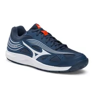 Siatkówka - Buty do siatkówki Mizuno Cyclone Speed 3 niebiesko-białe 44 EU - miniaturka - grafika 1