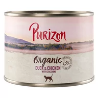 Mokra karma dla kotów - Purizon Organic, 6 x 200 g - Kaczka i kurczak z cukinią - miniaturka - grafika 1