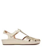 Sandały damskie - Pikolinos Sandały P. Vallarta 655-0841Clc1 Złoty - miniaturka - grafika 1