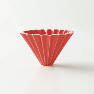 ORIGAMI Ceramiczny Origami Dripper M Czerwony 99300267 - Zaparzacze i kawiarki - miniaturka - grafika 2