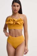 Stroje kąpielowe - MAIO Paris dwuczęściowy strój kąpielowy kolor żółty miękka miseczka Aurora - miniaturka - grafika 1