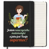 Notesy i bloczki - NOTES 120 STR PREZENT DLA NAUCZYCIELKI MATEMATYKI DZIEŃ NAUCZYCIELA WZORY - miniaturka - grafika 1