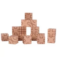 Układanki dla dzieci - Goki DREWNIANE KLOCKI układanka geometryczna GK 58754 - miniaturka - grafika 1
