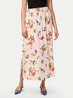 Spódnice - YAS Spódnica midi Asina 26034011 Écru Regular Fit - miniaturka - grafika 1