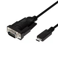 Adaptery i przejściówki - Logilink Adapter USB-C do serial DB9 - miniaturka - grafika 1